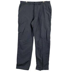 REI Mens Pants Size 36x32 Straight Leg Outdoors Charcoal Gray Comfortable Casual